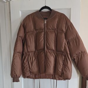 Urban Outfitters Chocolate Puffer Jacket